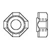 Square Weld Nut by Delta Fastener