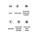 Drive Style Machine Screws by Delta Fastener