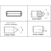 Slotted Set Machine Screws by Delta Fastener