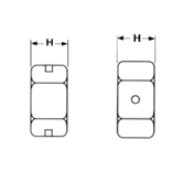 Reverse Locknuts Nuts by Delta Fastener