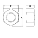 SAE Hi Nuts by Delta Fastener