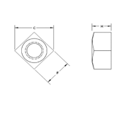 Square Nuts by Delta Fastener