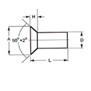 Solid Rivet - Countersunk by Delta Fastener