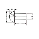 Solid Rivet - Round by Delta Fastener