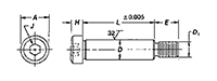 Socket Shoulder Bolt for Sale