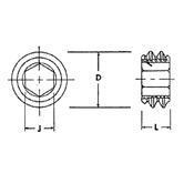 Socket Jam Screws by Delta Fastener