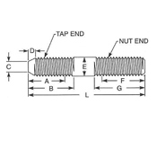 Tap Studs by Delta Fastener