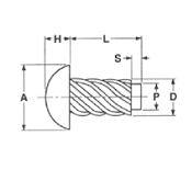 Drive Screw Type U by Delta Fastener