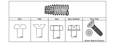 Thread Cutting Tapping Screws for Sale