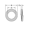 Lock Washer by Delta Fastener